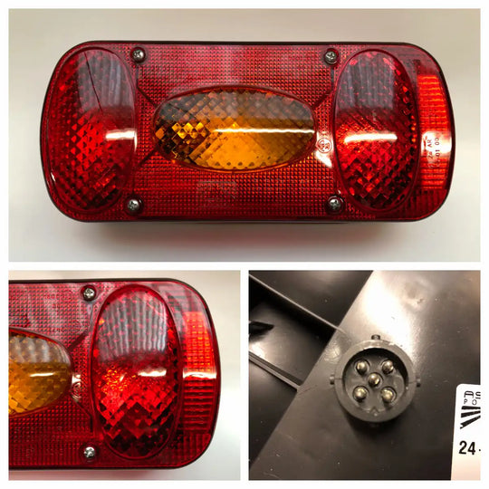 Baklykt Asp”ck Midipoint 2 - H›yre/Venstre m/t†kelys