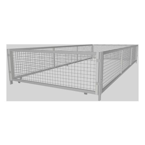 Nettgittersett kpl 18P4, 420x180x60 cm, 2020-model (montert)