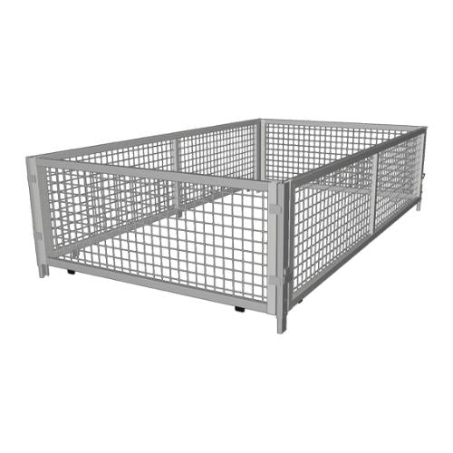 Netgittersæt kpl 15T2, 260x150x60 cm, 2020-model (montert