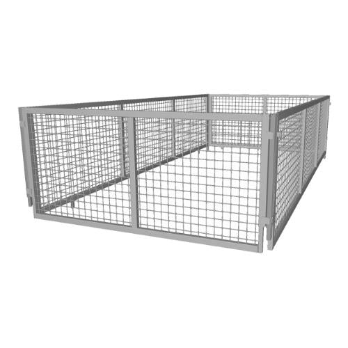 Netgittersæt kpl, 17MT, 360x170x80 cm, 2020-model