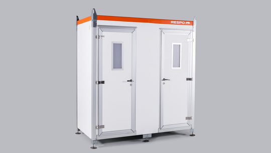 Double portable toilet 2x 200L